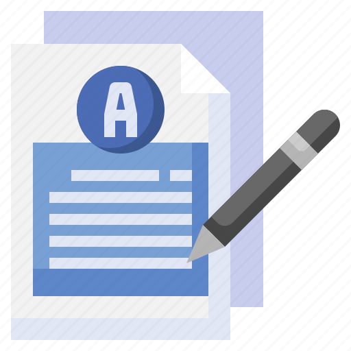 Writing, miscellaneous, spelling, page, document icon - Download on Iconfinder