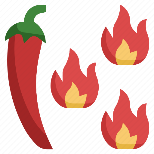 Spicy, chilli, hot, flavour, heat icon - Download on Iconfinder