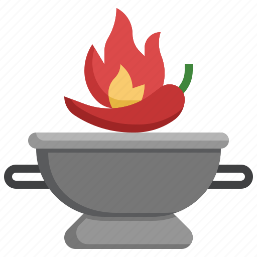 Spicy, hot, pot, food, restaurant icon - Download on Iconfinder