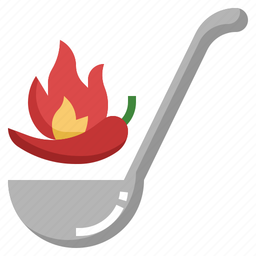Spicy, ladle, food, restaurant, spices, flavour icon - Download on Iconfinder