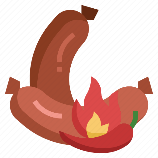 Spicy, sausage, hotdog, food, restaurant icon - Download on Iconfinder
