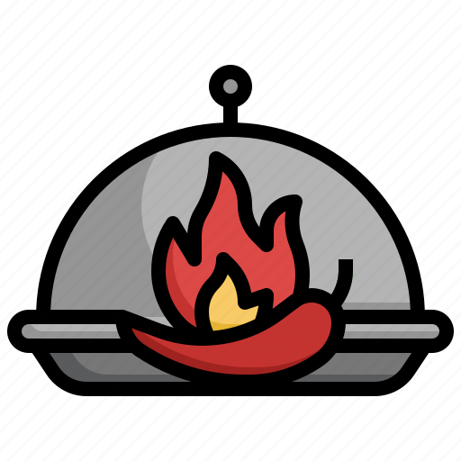 Spicy, food, cover, meal, restaurant icon - Download on Iconfinder