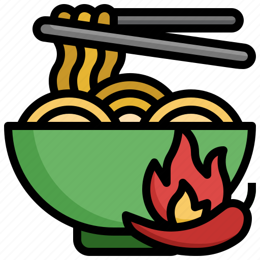 Spicy, noodles, food, restaurant, flame icon - Download on Iconfinder