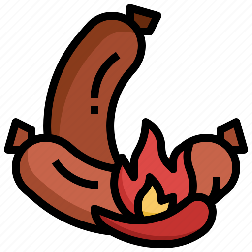 Spicy, sausage, hotdog, restaurant, food icon - Download on Iconfinder