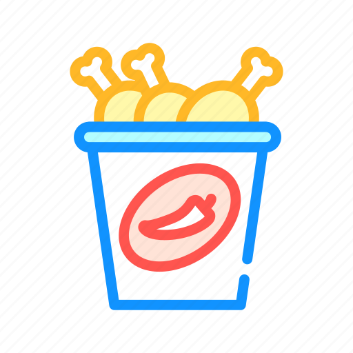 Spicy, chicken, dish, flavor, food, pepper icon - Download on Iconfinder