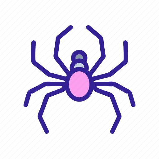 Contour, insect, spider, web icon - Download on Iconfinder