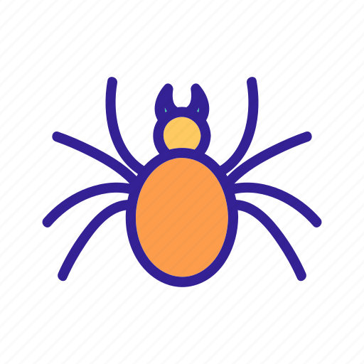 Contour, halloween, insect, spider icon - Download on Iconfinder