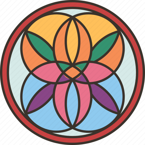 Flower, life, ornament, mandala, spiritual icon - Download on Iconfinder