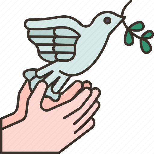 Peace, dove, freedom, hope, spirit icon - Download on Iconfinder