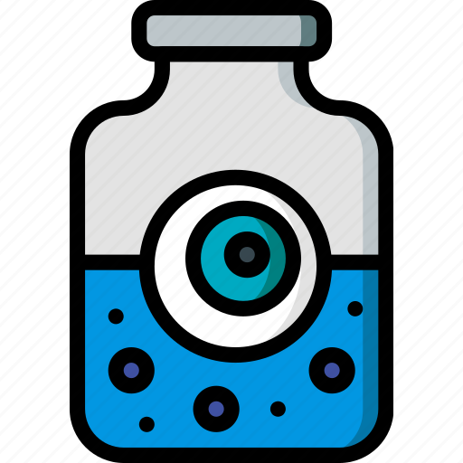 Creepy, eye, halloween, jar, scary, spooky icon - Download on Iconfinder