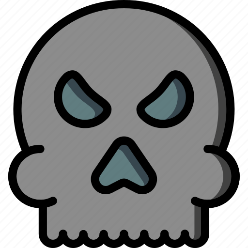 Creepy, halloween, scary, skull, spooky icon - Download on Iconfinder