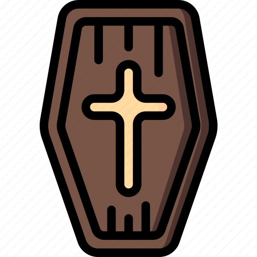 Coffin, creepy, halloween, scary, spooky icon - Download on Iconfinder