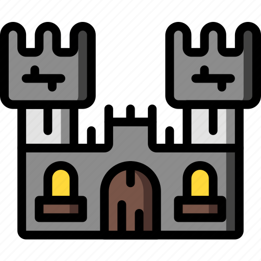Castle, creepy, halloween, scary, spooky icon - Download on Iconfinder