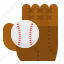 ball, baseball, competition, game, glove, soft, sport 