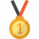 appreciation, award, game, medal, object, sport, winner