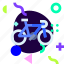 adaptive, bicycle, ios, isolated, material design, sport, street bike 