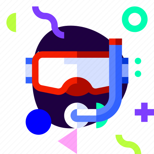 Adaptive, goggles, ios, isolated, material design, snorkeling, sport icon - Download on Iconfinder