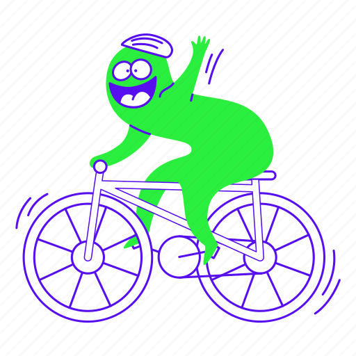 Character, rides, bike, sport, cycle, bicycle, transportation icon - Download on Iconfinder