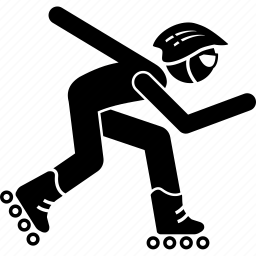 Sport, inline speed skating, inline, skating, skates, race, fast icon - Download on Iconfinder
