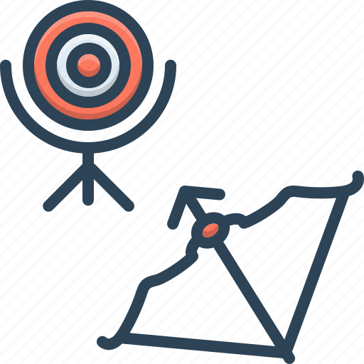 Archer, archery, concentration, crossbow, final, sport, target icon - Download on Iconfinder
