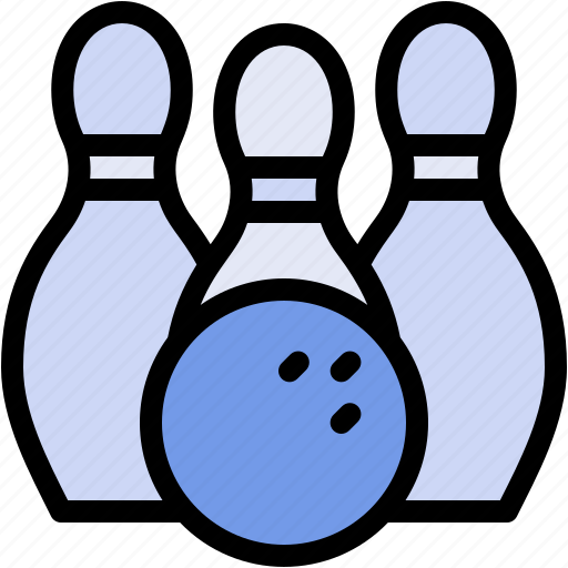 Bowling, pins, equipment, sports, game icon - Download on Iconfinder