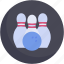 bowling, pins, equipment, sports, and, competition, hit, strike 