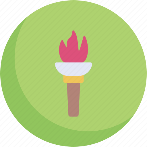 Olympic, flame, games, greek, mythology, sports, torch icon - Download on Iconfinder
