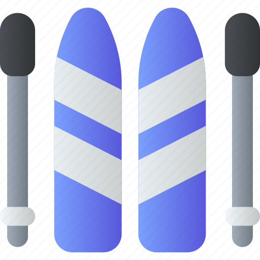 Ski, skiing, sport equipment, winter sport, outdoor icon - Download on Iconfinder
