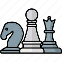 chess, chess pawn, game, sport game, strategy