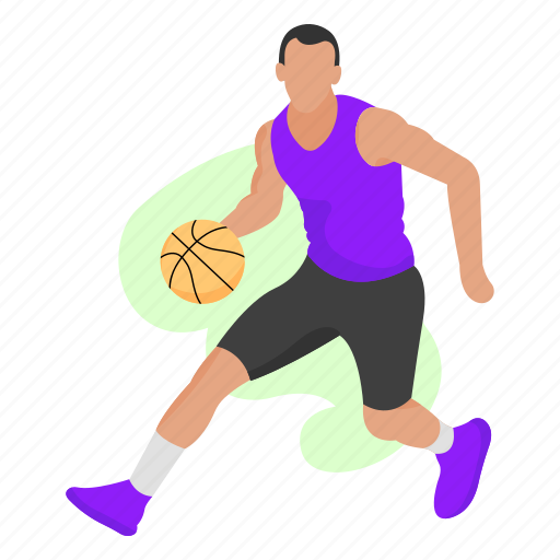Basketball, sports, game, player, basket ball illustration - Download on Iconfinder