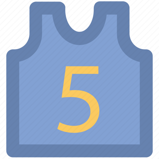 Numbered vest, player clothing, player vest, sports vest, sportswear, team uniform icon - Download on Iconfinder