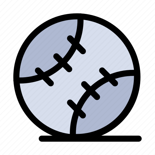 Ball, baseball, sport, stiched icon - Download on Iconfinder