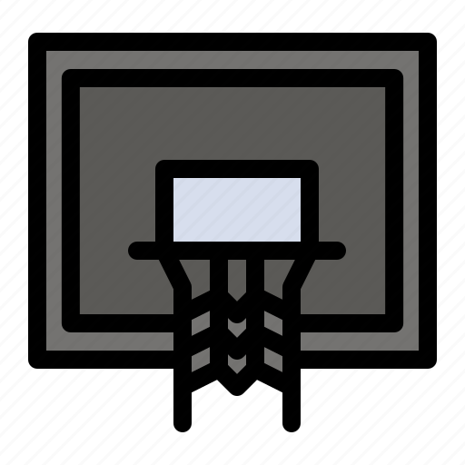 Basket, basketball, court, net, pole icon - Download on Iconfinder