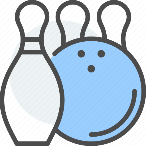 Ball, bowling, pins, roll, sport, target, throw icon - Download on Iconfinder