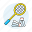 badminton, bird, birdie, racquet, shuttlecock, sports 