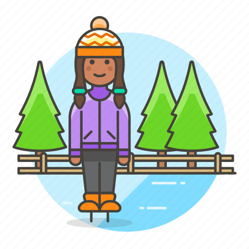 Beanie, female, half, hat, ice, knit, skate icon - Download on Iconfinder
