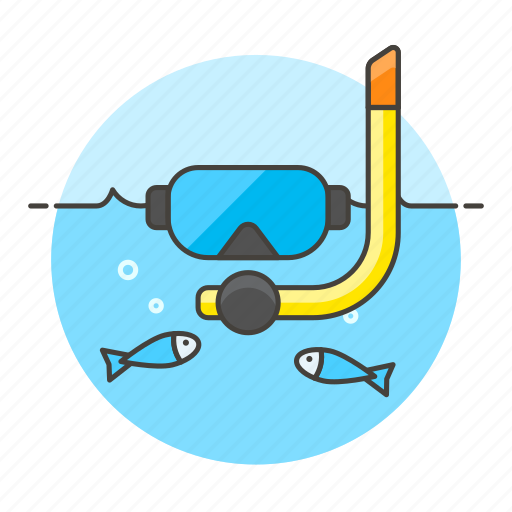 Scuba, sea, diving, sports, mask, fish, ocean icon - Download on Iconfinder
