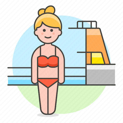Board, diving, female, pool, sports, springboard, swimmer icon - Download on Iconfinder