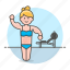barbell, bodybuilder, female, fitness, sports, strentgh, training, weight 