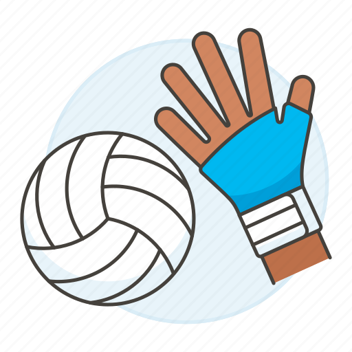 Gear, hit, ball, hand, sports, volleyball, glove icon - Download on Iconfinder