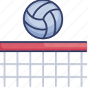 activity, ball, exercise, game, net, sport, volleyball