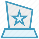 award, medal, position, prize, reward, star