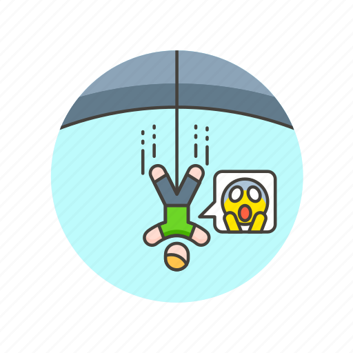 Bungee, jumping, sports, dangerous, extreme, risk, rope icon - Download on Iconfinder