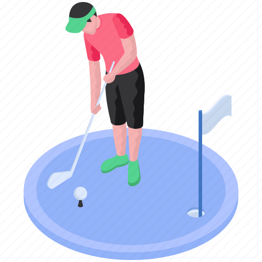 Golf game, playing golf, sportsman, sportsperson, outdoor game icon - Download on Iconfinder