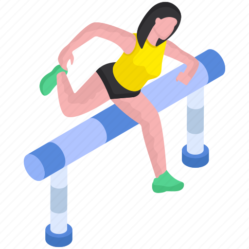 Hurdle race, jumping hurdle, athlete, sportaman, sportsperson icon - Download on Iconfinder