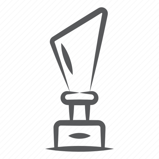 Achievement, award, crystal award, prize, reward, trophy icon - Download on Iconfinder