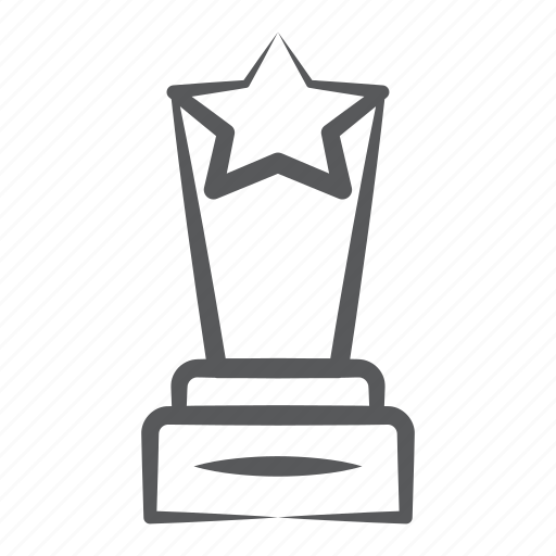 Achievement trophy, award, prize, reward, winner trophy icon - Download on Iconfinder