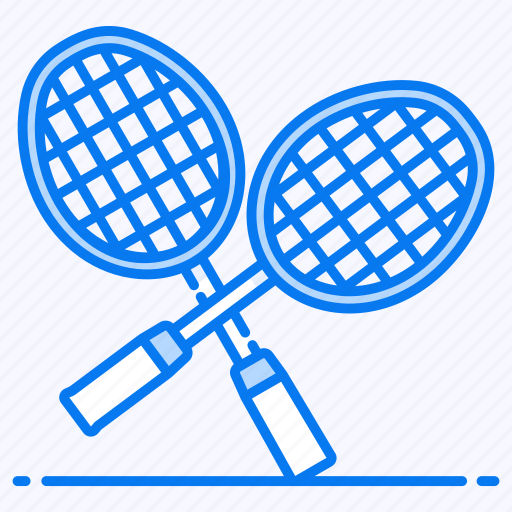 Badminton equipment, rackets, racquets, sports accessory, sports equipment icon - Download on Iconfinder