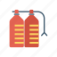 cylinder, extinguisher, fire, safety 