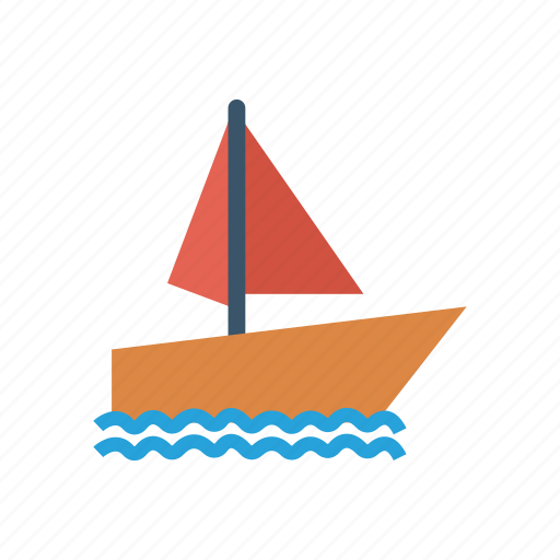 Boat, container, sailing, ship icon - Download on Iconfinder